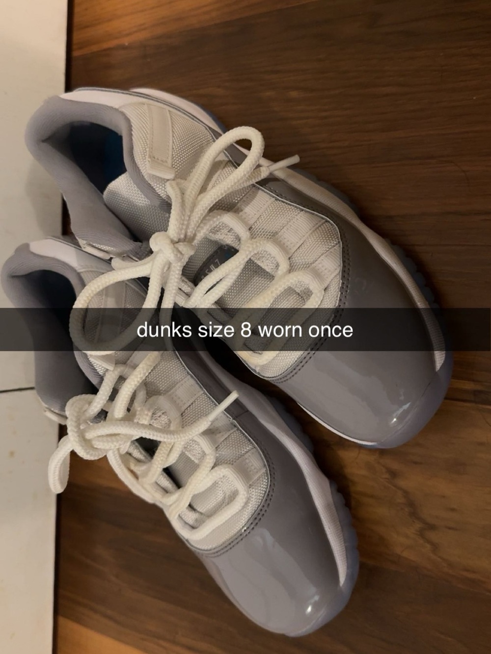 Jordan Women’s Sneakers White and Gray Low-Top